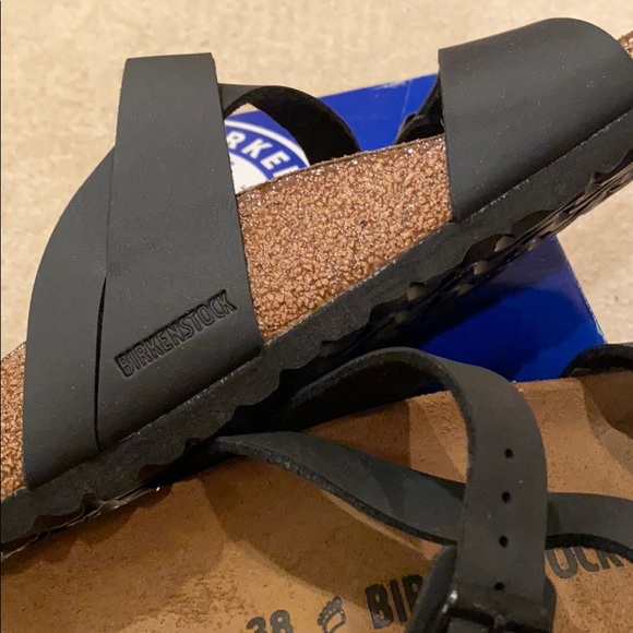 New Birkenstock Salina Black Sandals Size 38 SOLD - Picture 9 of 9